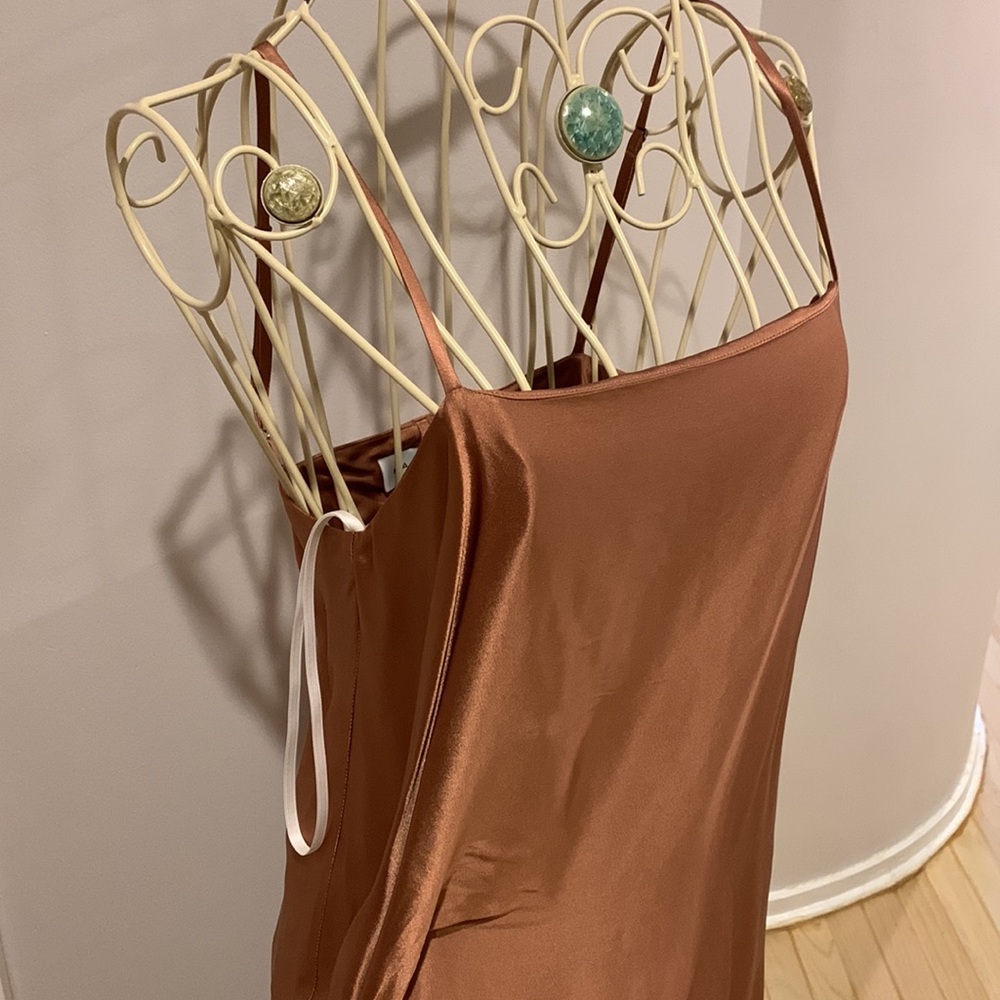NWT Halston Kaia Silk Slip Dress - Picture 4 of 8